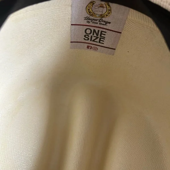 Floral Cream Cowboy Hat - Picture 8 of 8